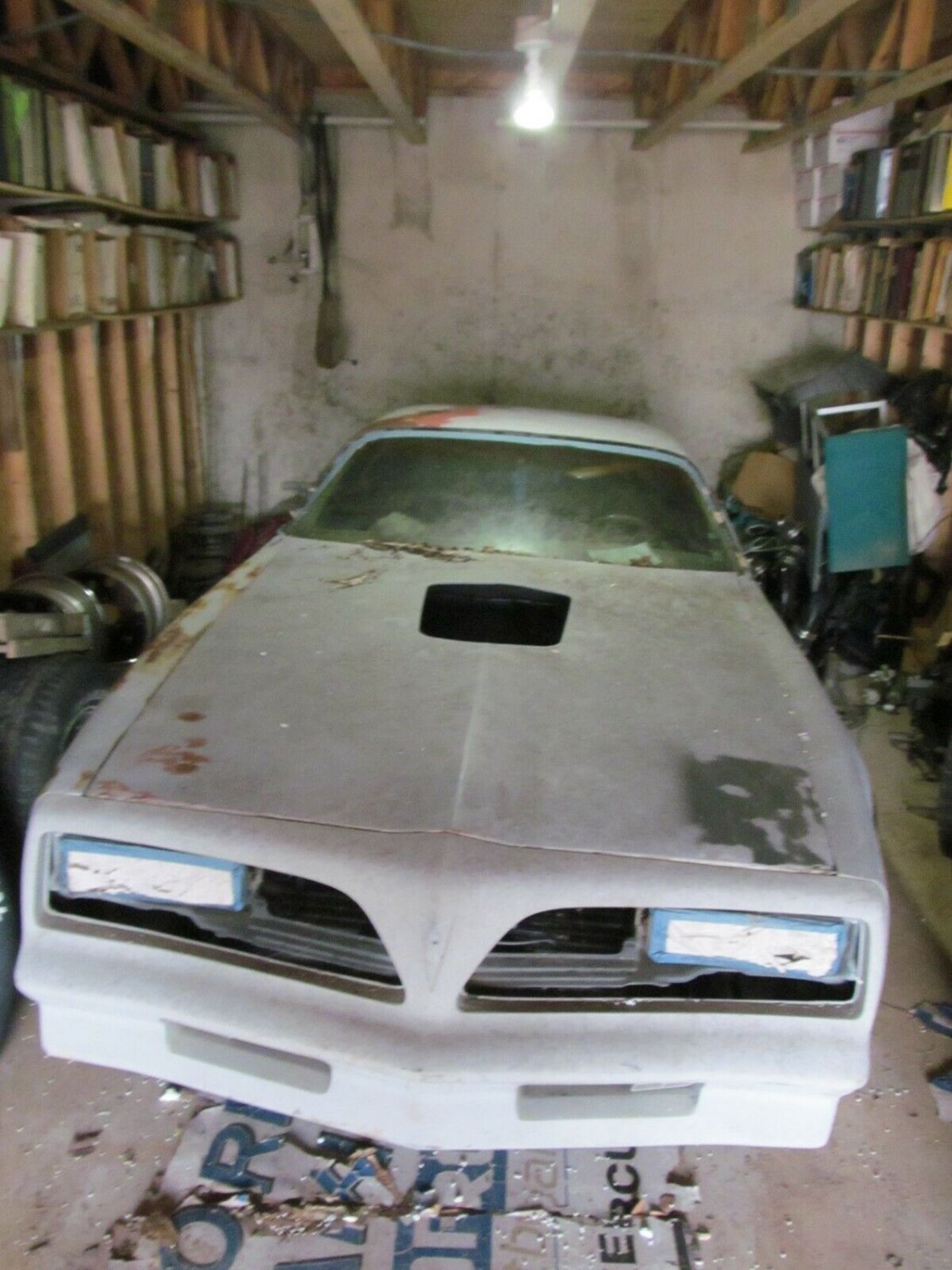 1977 Pontiac Trans Am Engine and Transmission Pulled for Build
