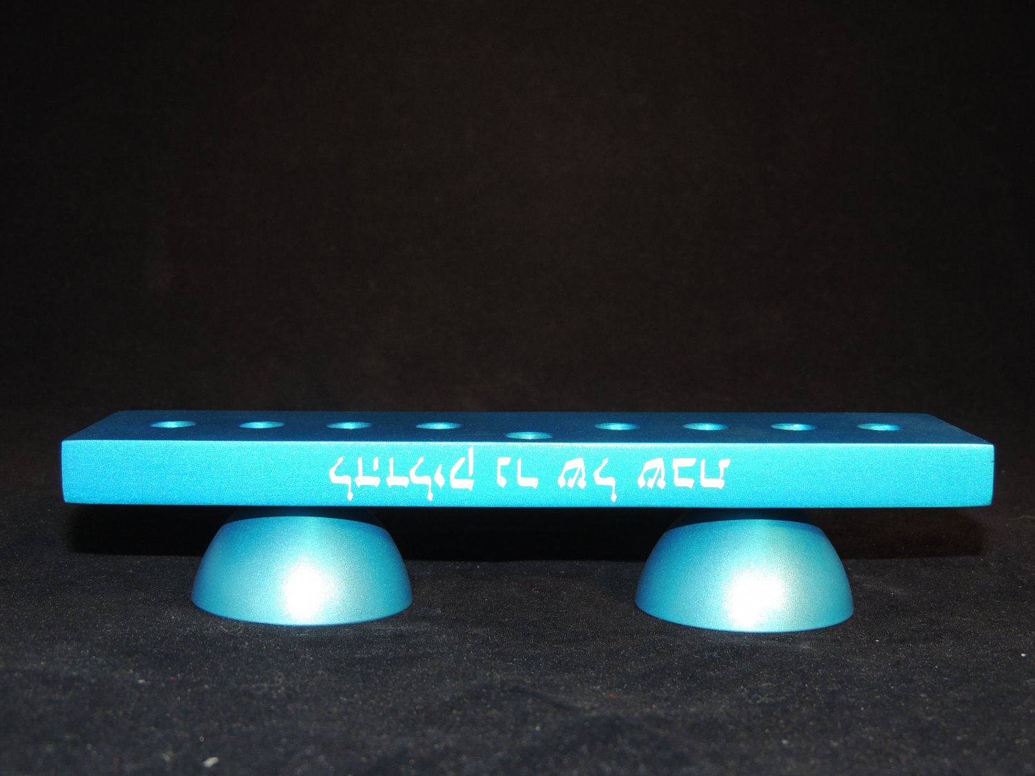 Blue Menorah