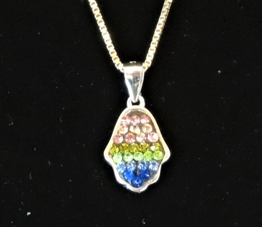Multicolor Stone Hamsa
