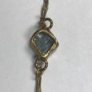 Brass and Aquamarine Guardian Bracelet