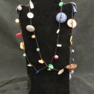 Lariat Button Necklace