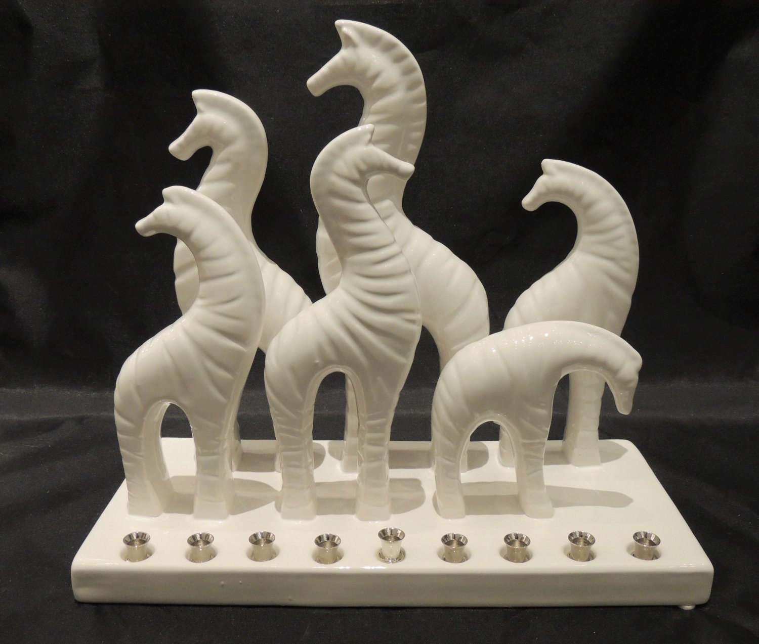 Zebra Herd Menorah