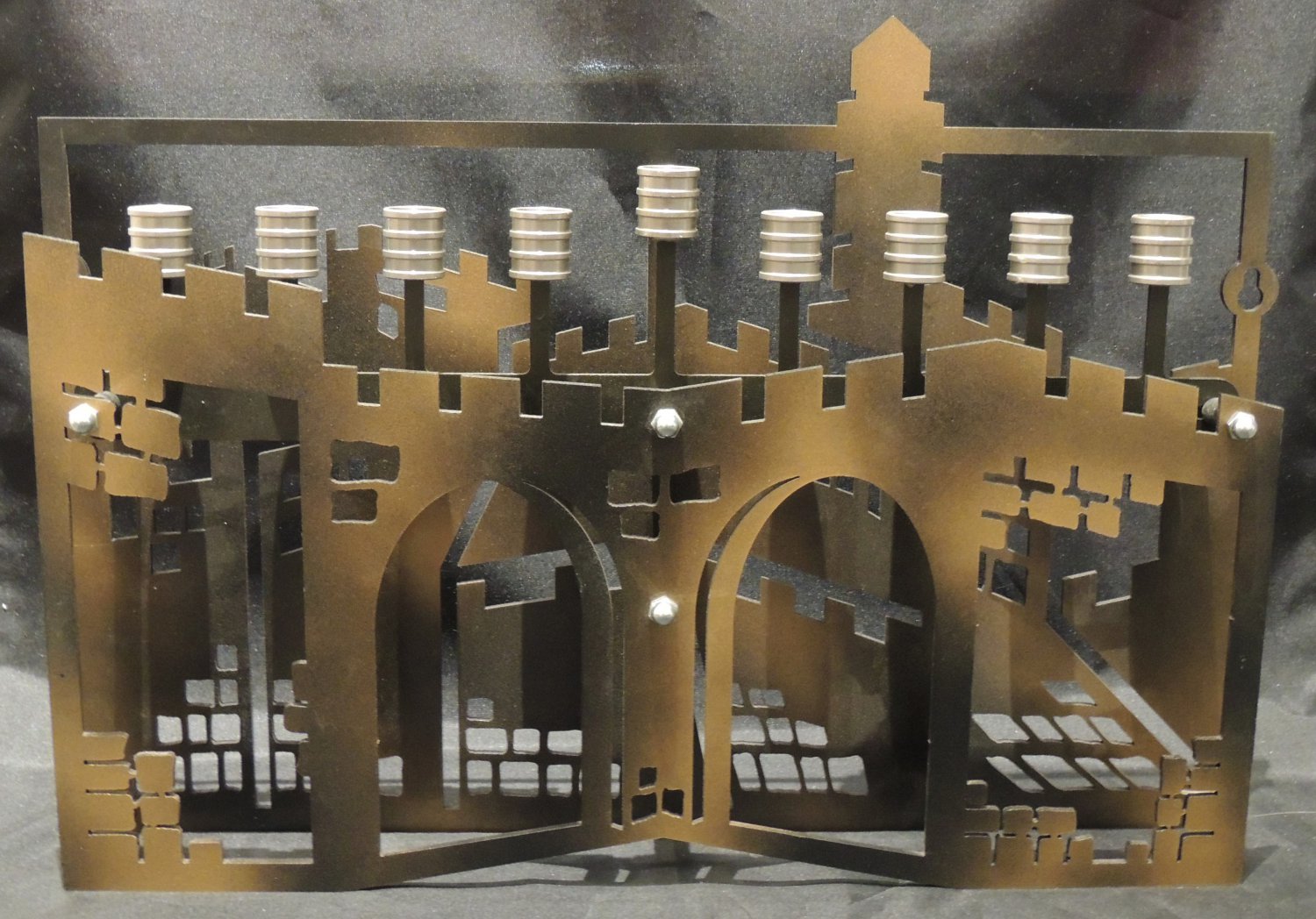 Gitit Metal Menorah
