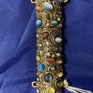 Multicolored Glass Stone Mezuzah
