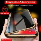 Magnetic Case For iPhone 11 Pro Max Anti Spy Privacy 360° Tempered Glass Cover #