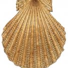 14 kt Gold Clam Shell Pendant  SALE ITEM