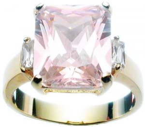 Rhodium Sparkle Ring