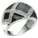 Rhodium Plated Brilliant CZ Ring GORGEOUS