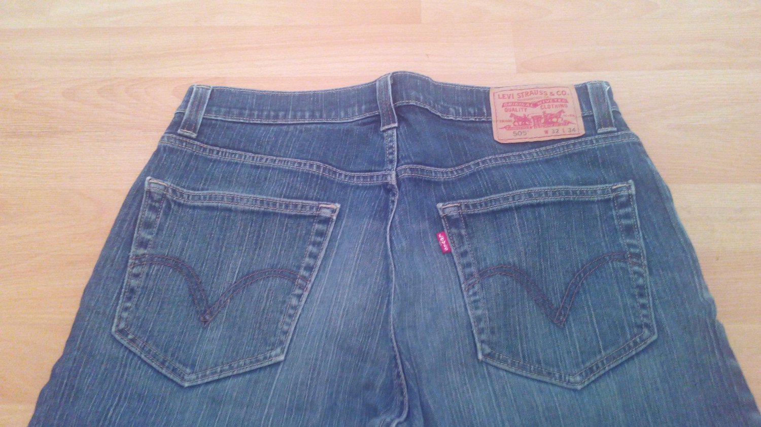 Levis 505 Straight Fit Jeans 32/34