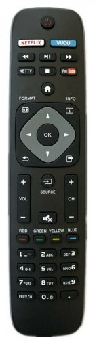 Philips LCD LED Smart TV 40PFL5705D Remote Control