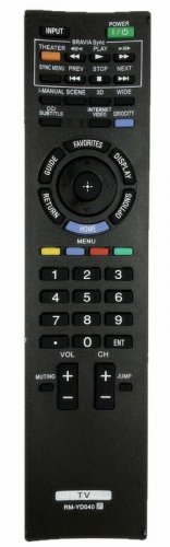 Sony TV RM-YD040 Remo Te Control Remote KDL-22BX320