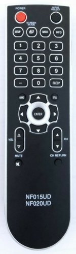 New NF020UD NF015UD Replace for Emerson Sylvania TV Remote LC420EM8, LC420SS8