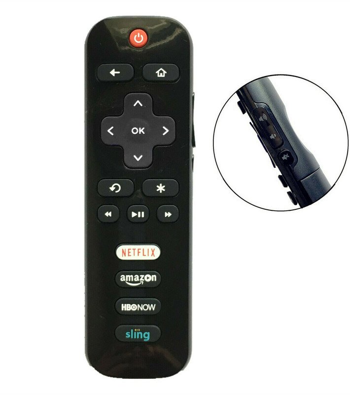 Remote 32FS4610R for TCL Roku Smart TV
