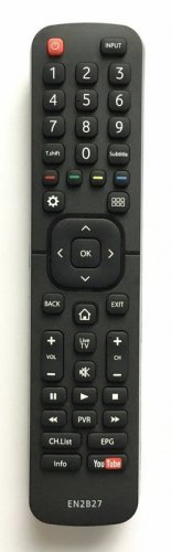 New Hisense Replaced Remote EN2B27 for Hisense TV 40K321UW 55K321UW 65K3300UW