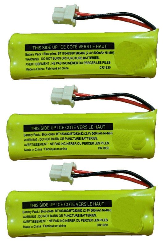 Replacement Battery For The VTech Phone DS6421 (3-Pack)