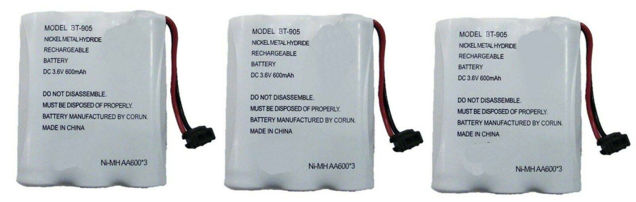 Uniden 900MHz Phone Battery DXI986-2 3-Pack