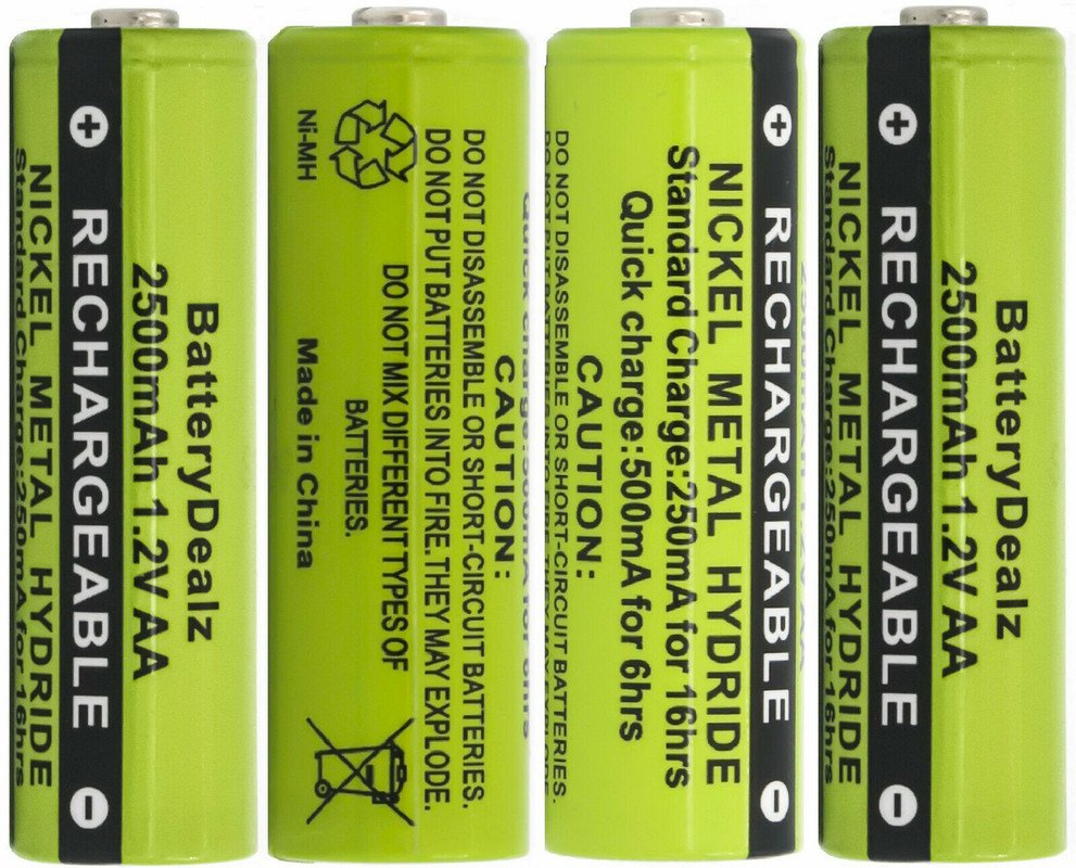 Uniden Handheld Scanner BCD396XT Batteries 4-Pack