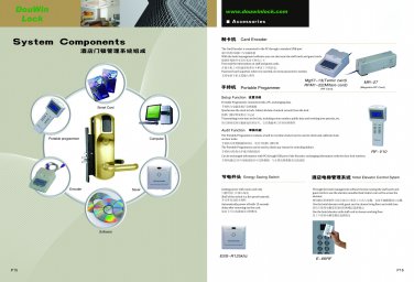 344RFSA,Electronic Lock, Ic Card Lock, Card Lock, Hotel Lock, Door Lock