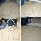 ICE CREAM DESSERT TREAT SUNDAE TRUCK SET OF 4 COOKIE CUTTERS BAKING TOOL 3D MADE IN USA PR1481