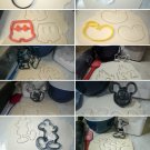 MICKEY MOUSE LOVER KIT CARTOON CHARACTER SET OF 10 COOKIE CUTTERS BAKING TOOL 3D USA PR1473