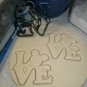MICKEY MOUSE LOVER KIT CARTOON CHARACTER SET OF 10 COOKIE CUTTERS BAKING TOOL 3D USA PR1473