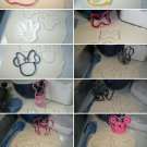 MINNIE MOUSE LOVER KIT MICKEY CARTOON CHARACTER SET OF 10 COOKIE CUTTERS BAKING TOOL 3D USA PR1472