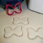 MINNIE MOUSE LOVER KIT MICKEY CARTOON CHARACTER SET OF 10 COOKIE CUTTERS BAKING TOOL 3D USA PR1472
