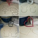 VALENTINES DAY GIFT OR PROPOSAL SWEETHEART COUPLE SET OF 4 COOKIE CUTTERS BAKING TOOL 3D USA PR1468