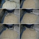 FASHION DESIGNER SEAMSTRESS CLOTHING SET OF 6 COOKIE CUTTERS BAKING TOOL 3D USA PR1462