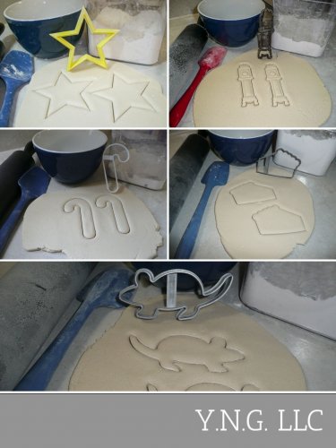 NURSERY RHYMES CHILDRENS STORY TIME SET OF 5 COOKIE CUTTERS BAKING TOOL 3D USA PR1461