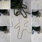 Action Ninjabread Gingerbread Men Set of 7 Cookie Cutters USA PR1438
