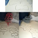 BEAUTY OR BEAST GENDER REVEAL HE OR SHE BOY GIRL ROSE COOKIE CUTTER USA PR1342