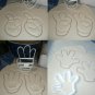 MICKEY MINNIE MOUSE COUNTING GLOVE HANDS ONE 1 TWO 2 COOKIE CUTTER USA PR1334
