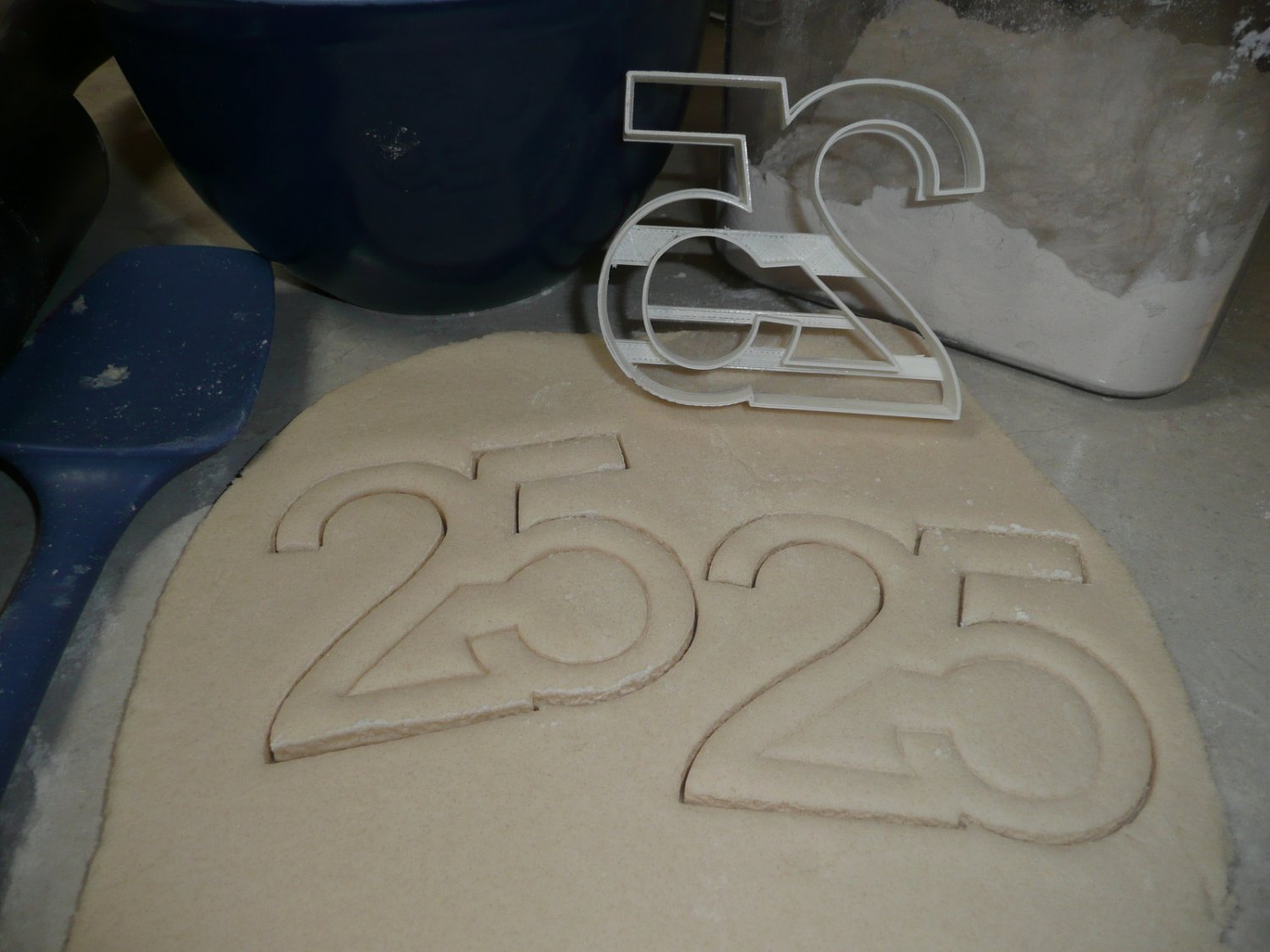 25TH 25 YEAR WEDDING MARRIAGE SILVER ANNIVERSARY LOVE COOKIE CUTTER USA