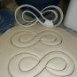 FOREVER LOVE HEART INFINITY AMPERSAND ENGAGEMENT COOKIE CUTTER USA PR1323