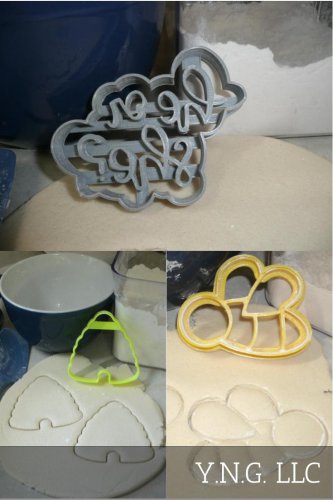 WHAT WILL IT BEE GENDER REVEAL HE OR SHE BOY GIRL COOKIE CUTTER USA PR1302