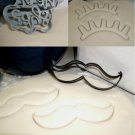 STACHES OR LASHES GENDER REVEAL HE OR SHE BOY GIRL COOKIE CUTTER USA PR1300