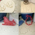 RUDOLPH THE RED NOSED REINDEER SANTA CLAUS SLEIGH YETI COOKIE CUTTER USA PR1284