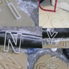 I LOVE NYC HEART NEW YORK CITY LETTER N Y C TOURIST COOKIE CUTTER USA PR1282