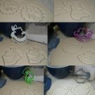 ALICE IN WONDERLAND TEA POT WHITE RABBIT MAD HATTER COOKIE CUTTER USA PR1266