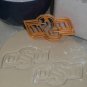 OKLAHOMA STATE UNIVERSITY OSU PISTOL PETE SHERIFF BADGE COOKIE CUTTER USA PR1254