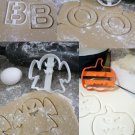 BOO HAPPY HALLOWEEN KIT LETTER B O GHOST PUMPKIN FALL COOKIE CUTTER USA PR1245
