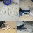 FIRST 1ST BIRTHDAY SHE HE IS ONE NFL LOGO FOOTBALL THEM COOKIE CUTTER USA PR1240