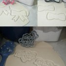 BOWTIE OR HAIRBOW GENDER REVEAL HE OR SHE BOY GIRL BOW COOKIE CUTTER USA PR1238