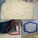 LOVE BITES VALENTINES DAY HEART PLAQUE FRAME SHARK MAMMAL COOKIE CUTTER PR1211