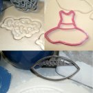 TOUCHDOWNS OR TUTUS GENDER REVEAL HE OR BOY GIRL FOOTBALL COOKIE CUTTER PR1209