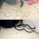 SISTER OR MISTER GENDER REVEAL HE OR SHE BOY GIRL MUSTACHE COOKIE CUTTER PR1207