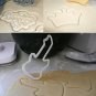 GUITARS OR GLITTER GENDER REVEAL HE OR SHE BOY GIRL GUITAR COOKIE CUTTER PR1205
