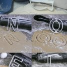 NOEL N O E L LETTERS DOVE BIBLICAL HOLY BIRD CHRISTMAS SEAS COOKIE CUTTER PR1191