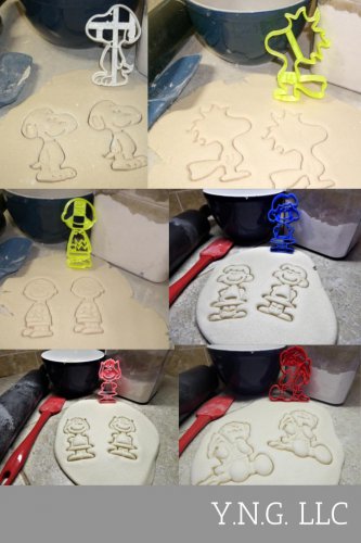 CHARLIE BROWN PEANUTS GANG SALLY LUCY LINUS WOODSTOCK SNOOP COOKIE CUTTER PR1173